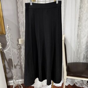 Elegant Black A-Line Women's Skirt